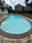 Before and After from our pool projects